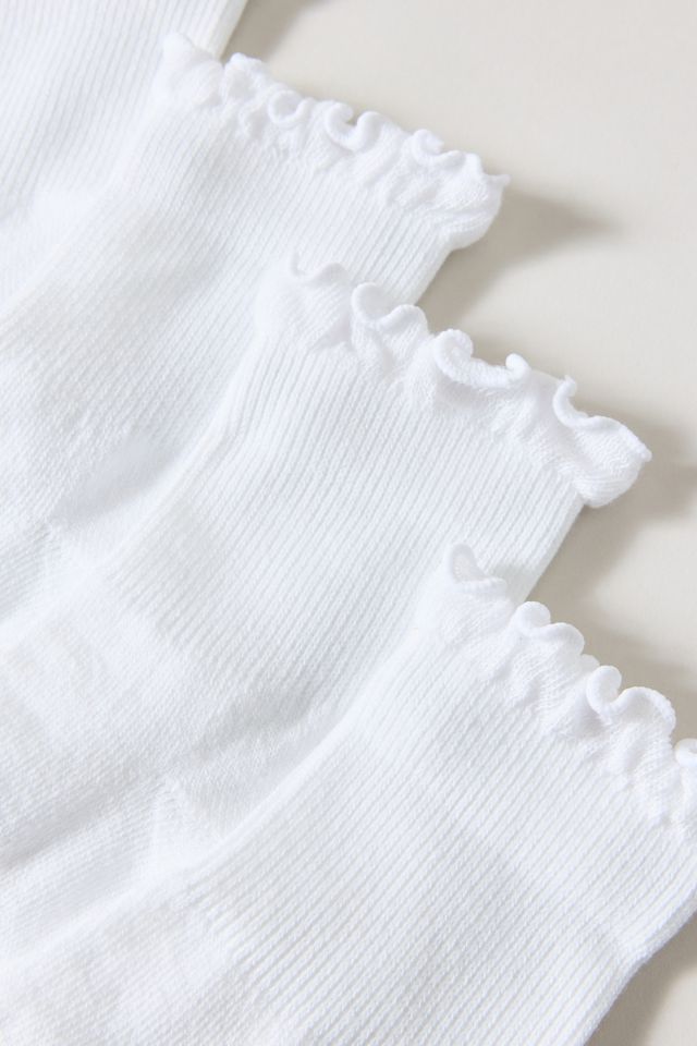 New Balance Active Ruffle Quarter Crew Socks 2-Pack #1