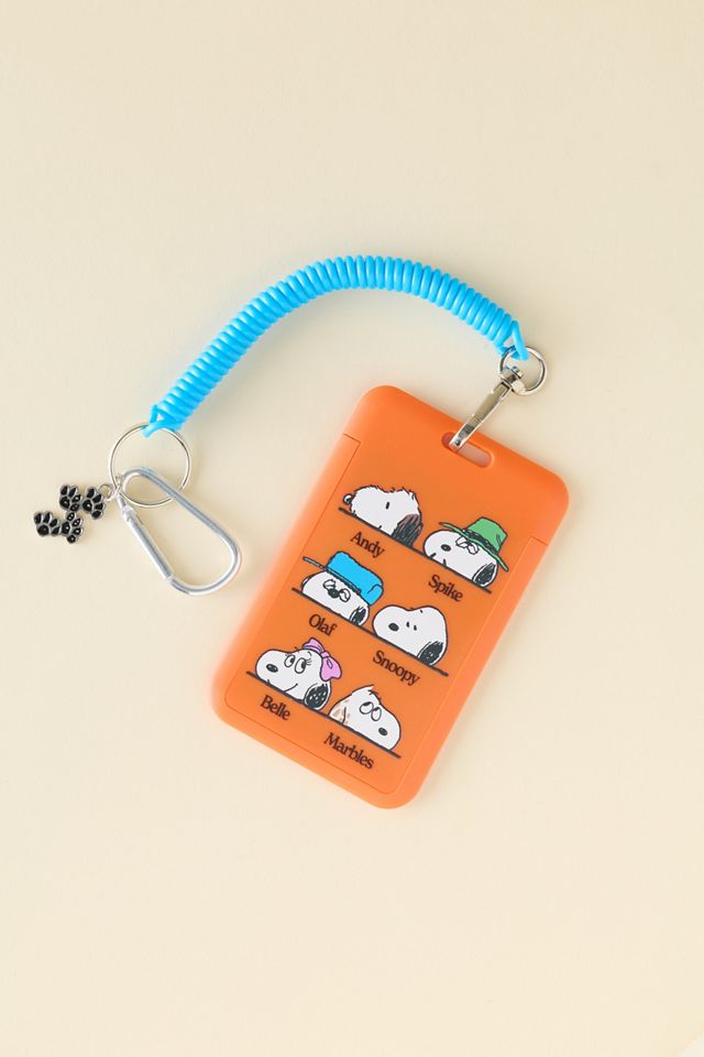 Peanuts Snoopy & Siblings Photo Holder Keychain #1