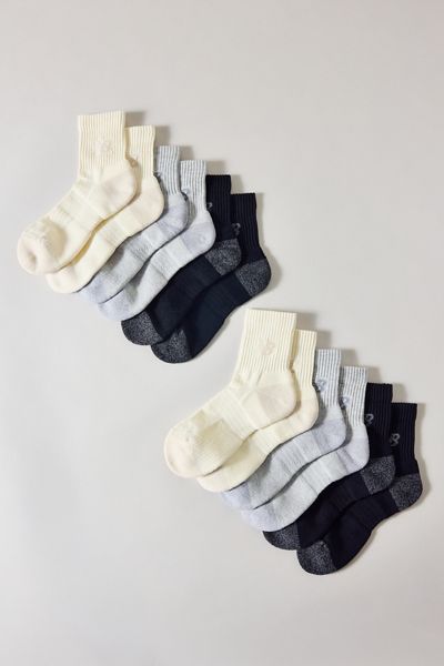 New Balance Active Premium Quarter Crew Socks 3-Pack