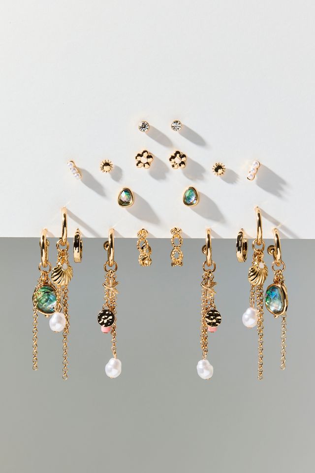 Ocean Dives Multi Earrings Set #1