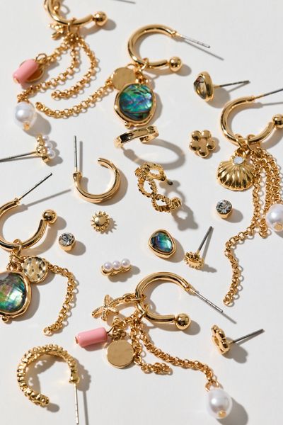 Ocean Dives Multi Earrings Set