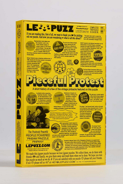 Le Puzz Pieceful Protest Jigsaw Puzzle