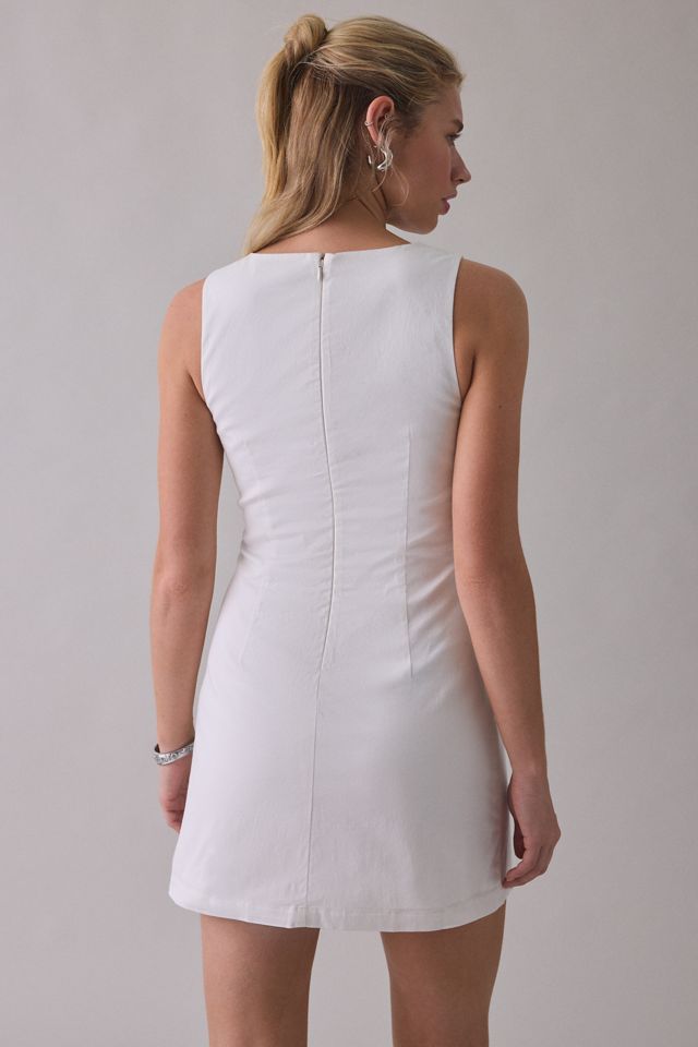 Mini-robe en coton à découpe trou de serrure Lock It Down UO #3