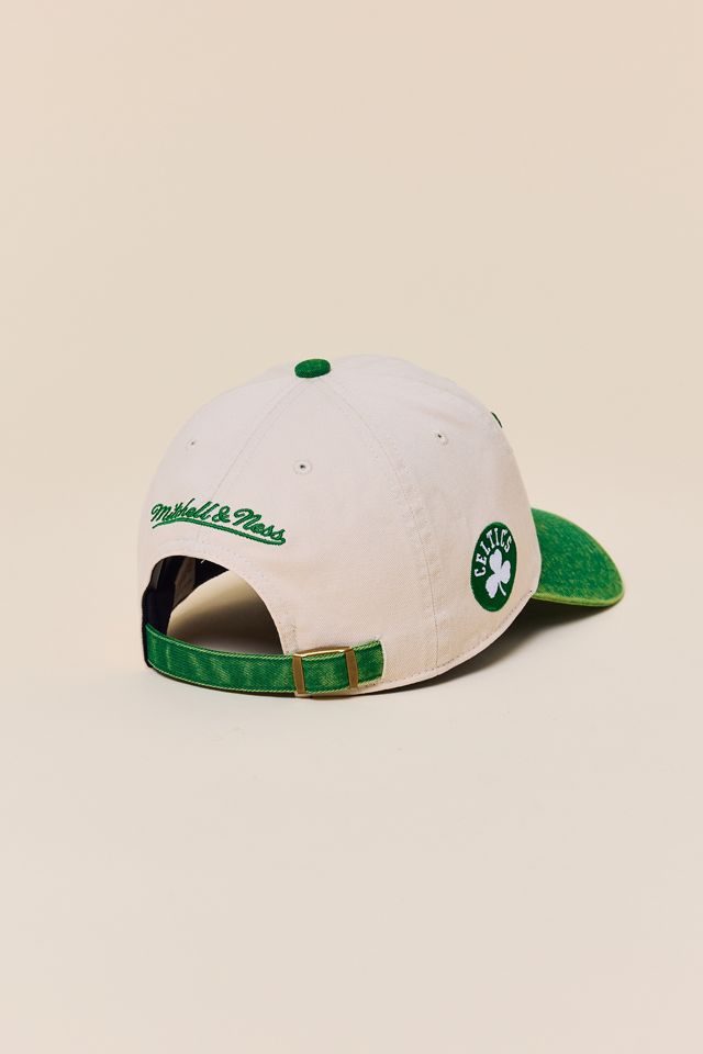 Mitchell & Ness NBA Boston Celtics Team Logo Dad Hat #2