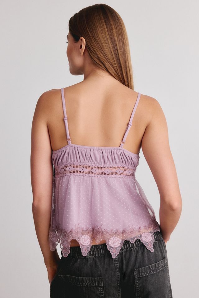 Kimchi Blue Constance Lace Trim Babydoll Cami #3