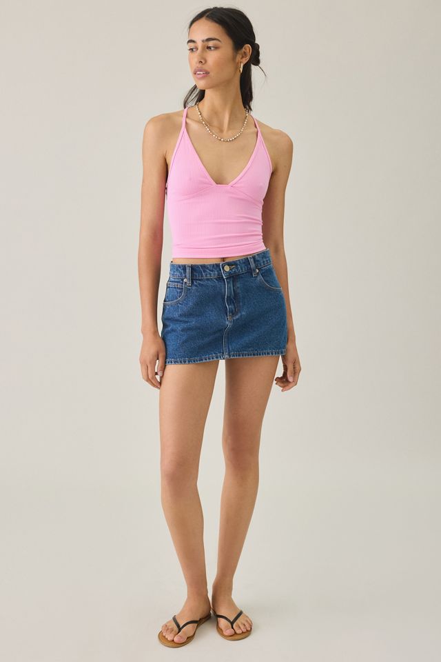 BDG Hold Me Tight Ribbed Racerback Cropped Cami #3