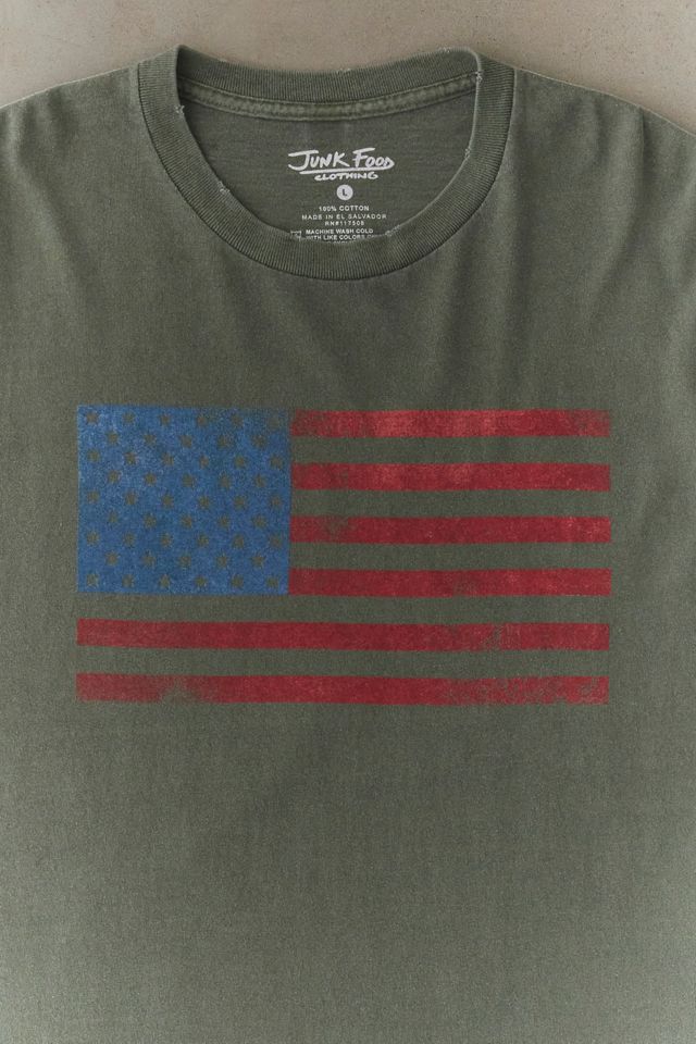 USA Flag Vintage Graphic Tee #1