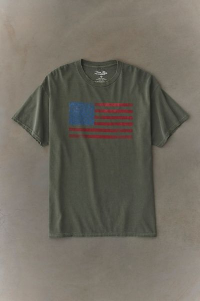 USA Flag Vintage Graphic Tee