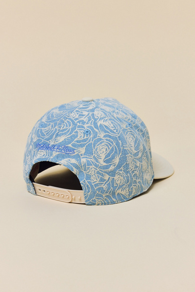 Mitchell & Ness MLB New York Yankees Flocked Floral Snapback Hat