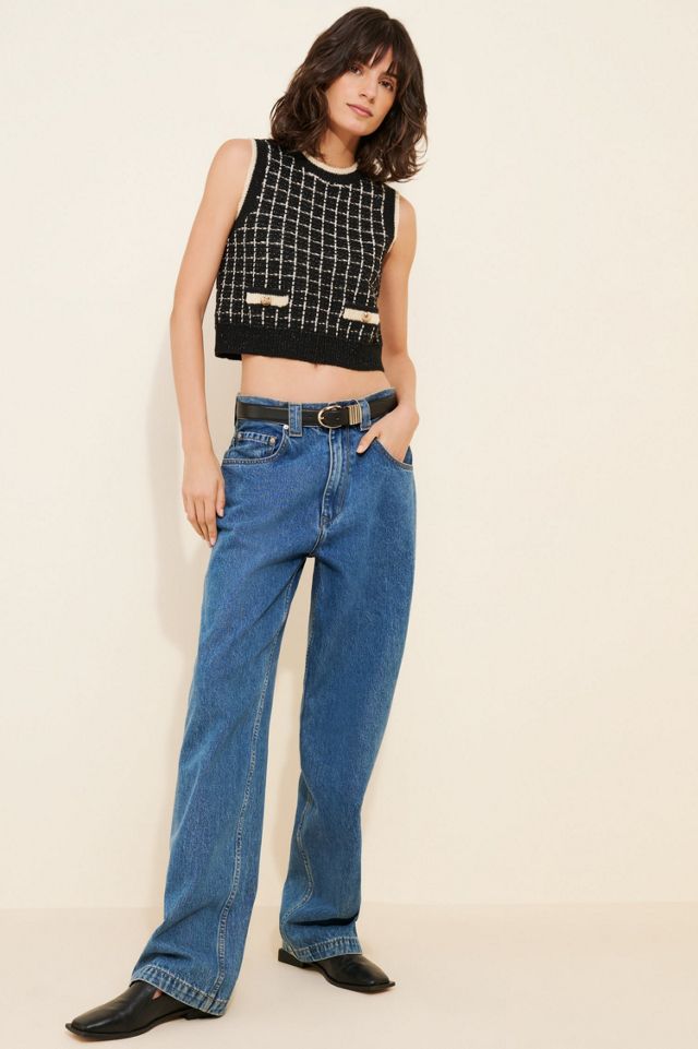 NVLT Plaid Stitch Sweater Vest #3