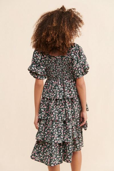 English Factory Floral Tiered Dress