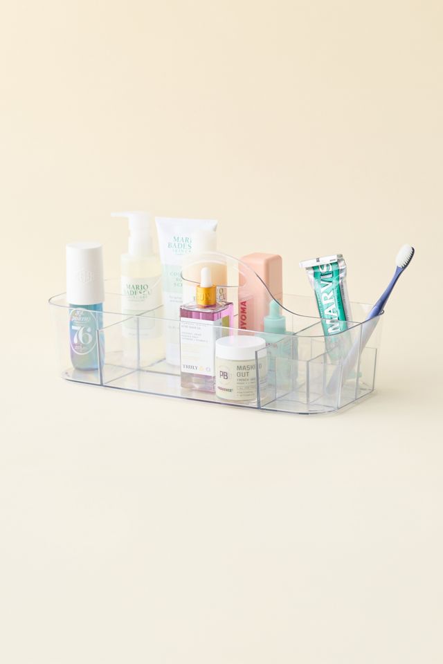 Lucy Sectioned Plastic Bathroom Caddy #1
