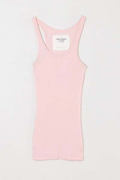Vintage Y2k Light Pink Ribbed Tank | Urban Outfitters