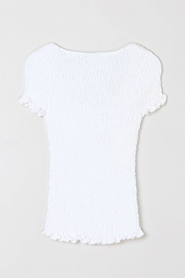 Vintage Y2k Smocked Knit Top #2