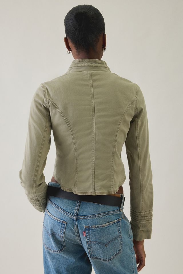 BDG Can't Stop Cropped Military Jacket #1