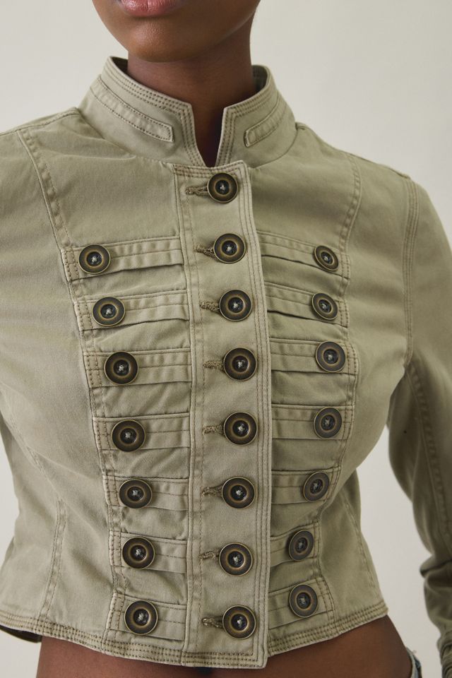 BDG Can't Stop Cropped Military Jacket #2