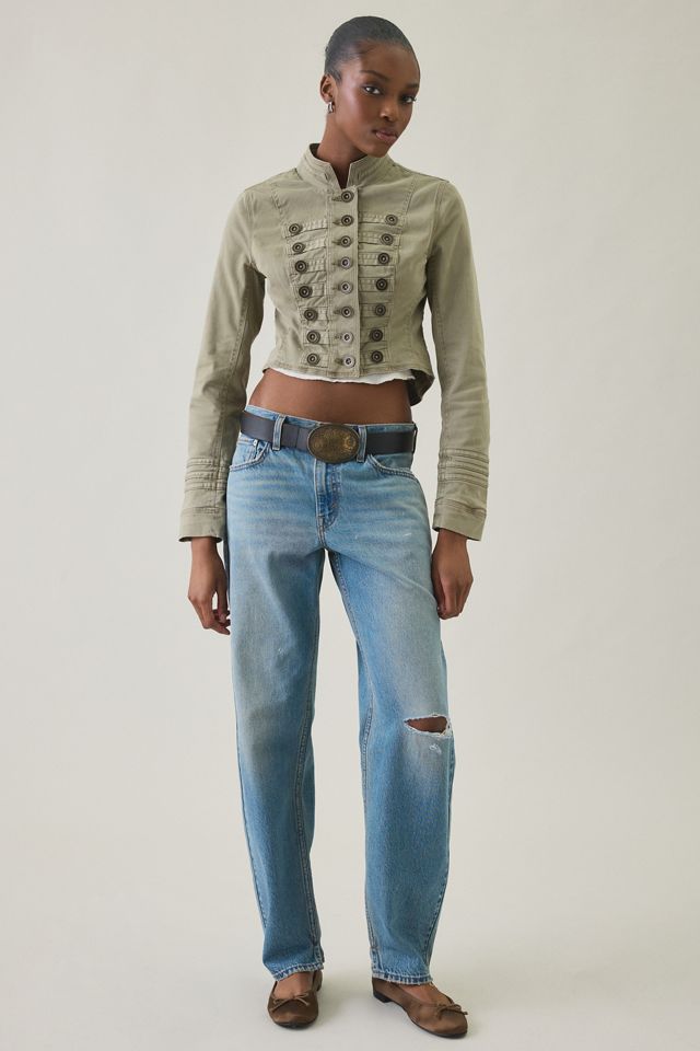 BDG Can't Stop Cropped Military Jacket #3
