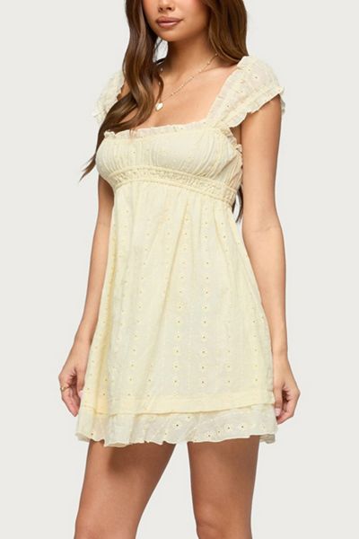 tadashi shoji lace blouson dress Tadashi Shoji