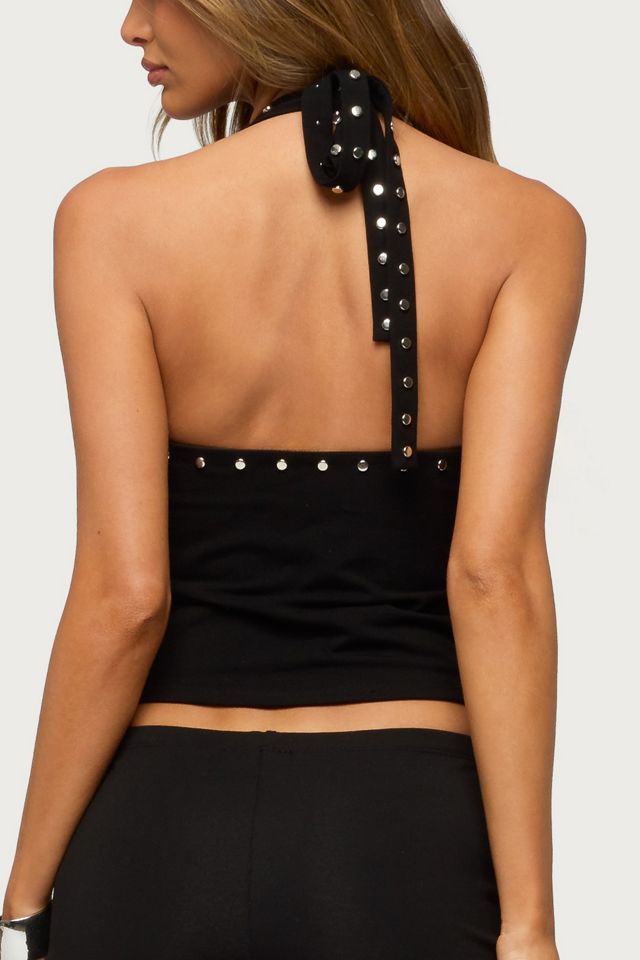 Edikted Ariadna Studded Halter Top #4