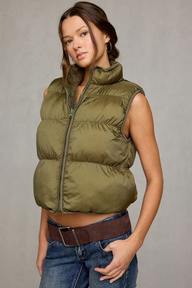 Steve Madden Brady Reversible Puffer Vest #4