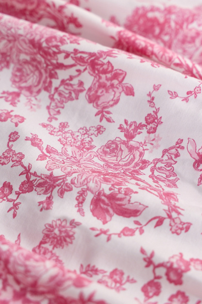 Fancy Toile & Striped Reversible Comforter Set