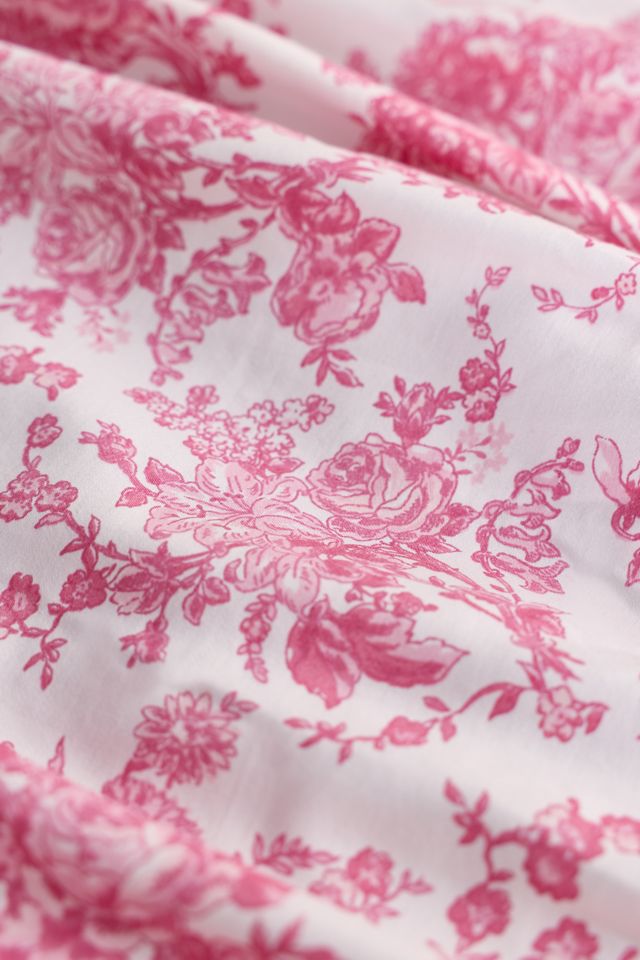Fancy Toile & Striped Reversible Comforter Set #3