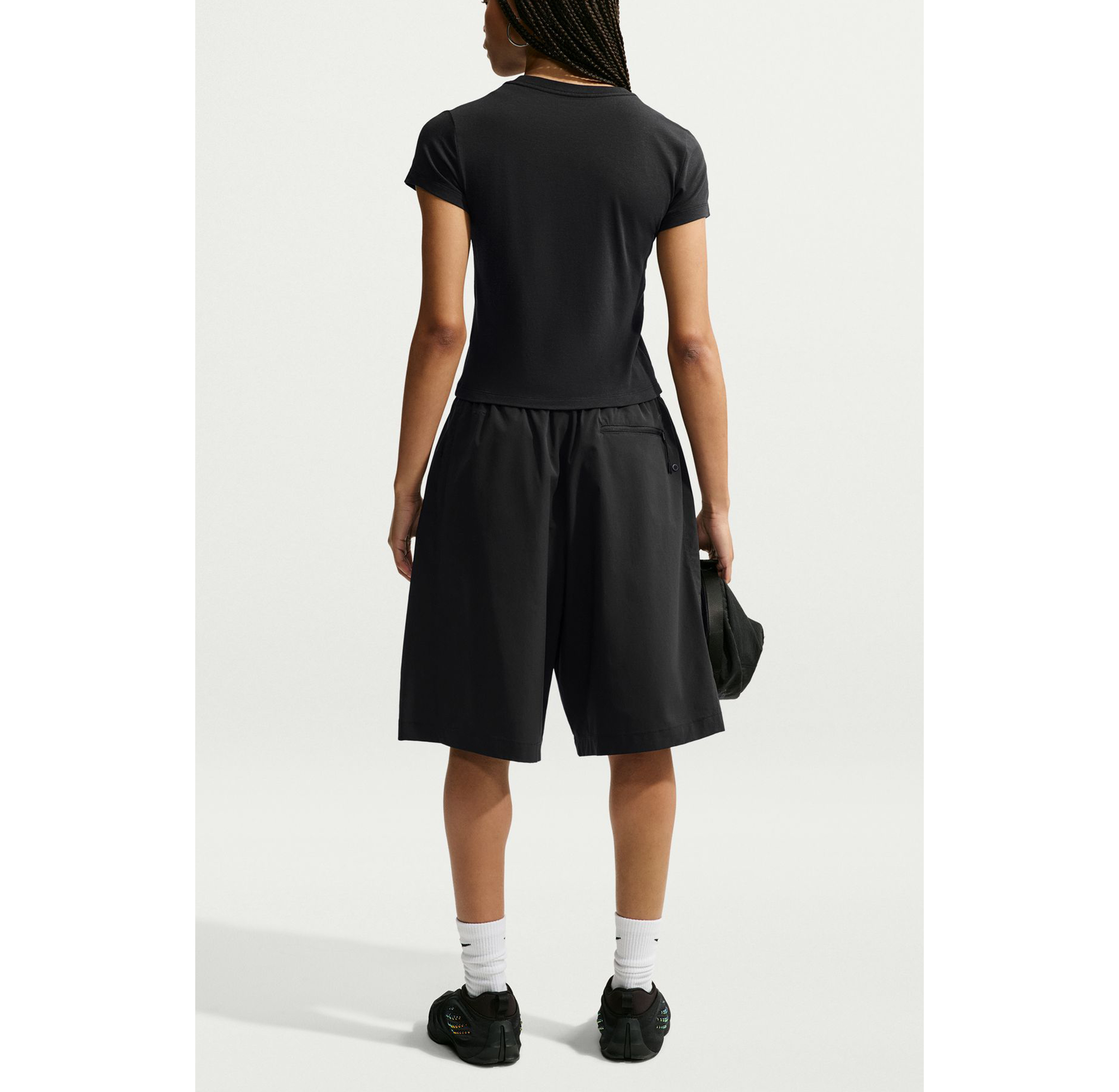 Nike Sportswear Chill Knit Rhinestone Graphic Slim Cropped Tee