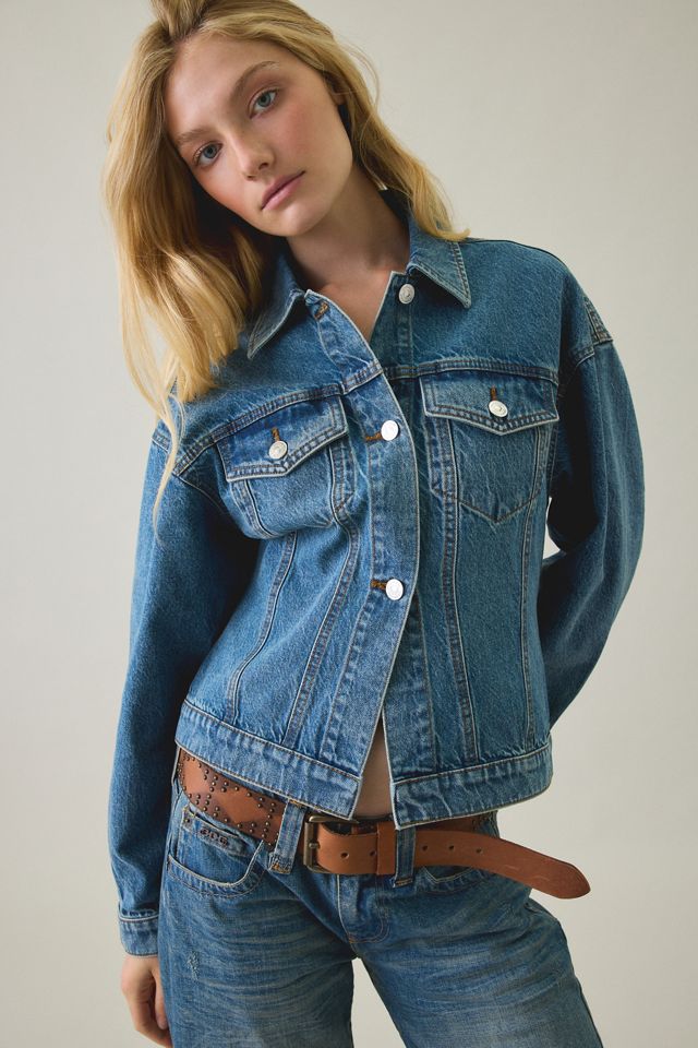 Steve Madden Henrietta Denim Trucker Jacket #2