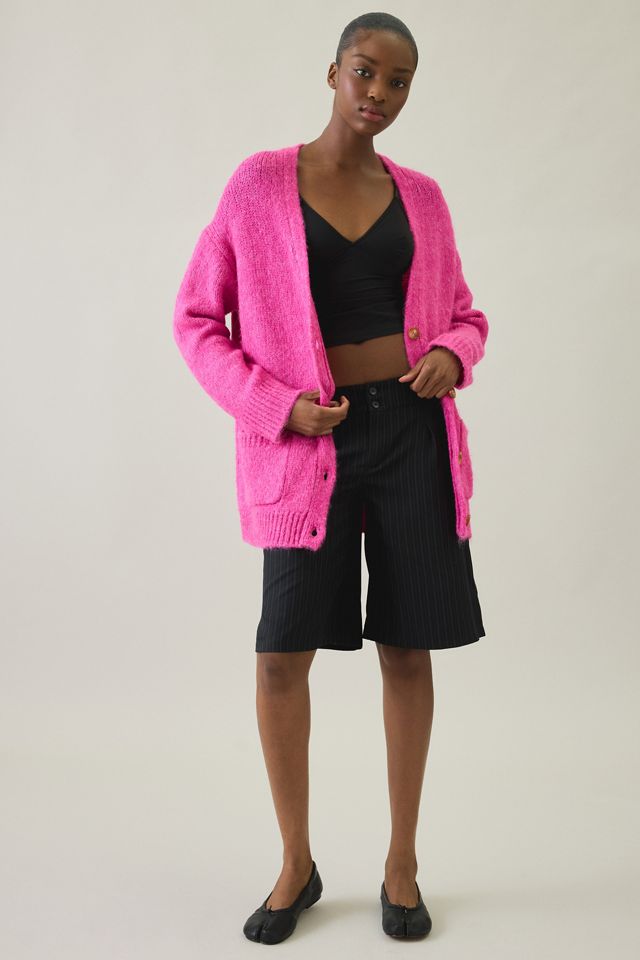 Steve Madden Finley Oversized V-Neck Cardigan #4