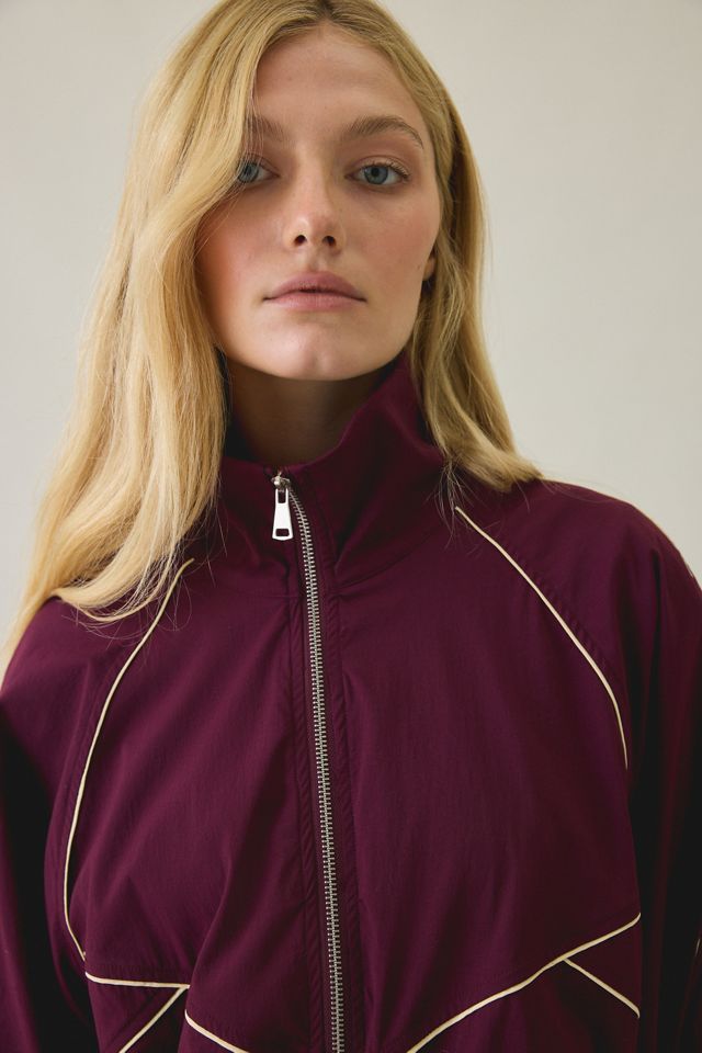Steve Madden Jacey Piped Oversized Track Jacket #1