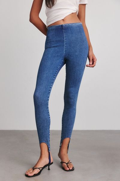 Steve Madden Rockaway Stirrup High-Rise Skinny Jeans