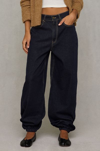 Steve Madden Soho High-Rise Balloon Jeans