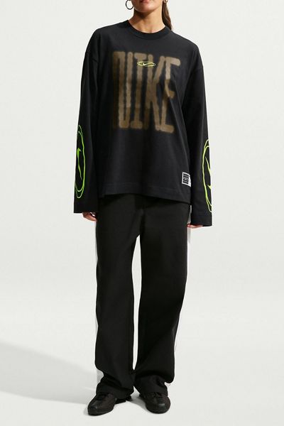 Nike Sportswear Graphic Cotton Oversized Long Sleeve Tee