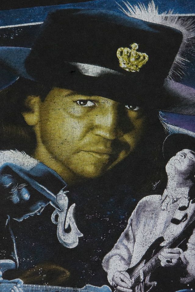 Vintage 1991 Stevie Ray Vaughan Memorial Graphic T-Shirt #2