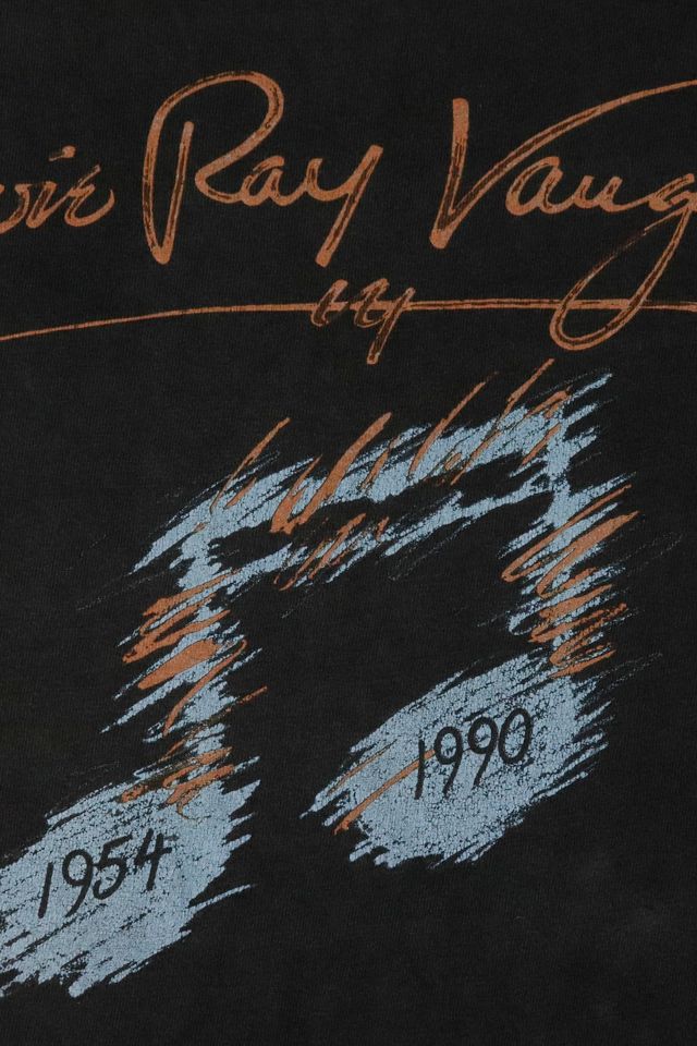 Vintage 1991 Stevie Ray Vaughan Memorial Graphic T-Shirt #4