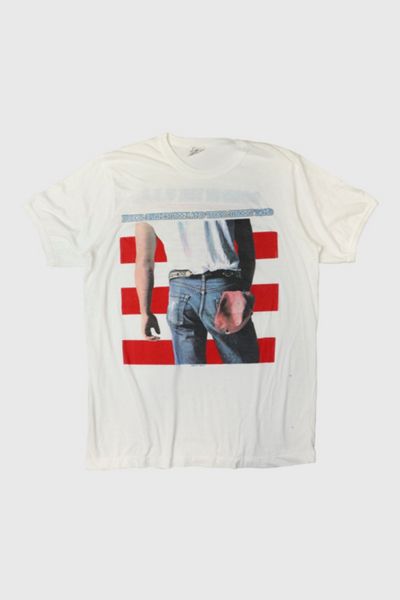 Vintage 1984 Bruce Springsteen Born in the USA Tour Graphic T-Shirt