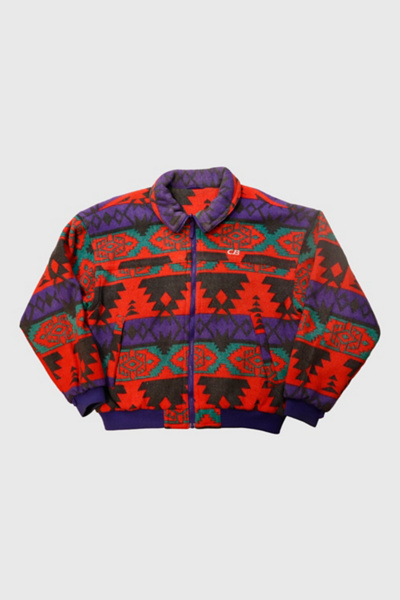 Vintage Sports CB Southwestern Fleece Jacket