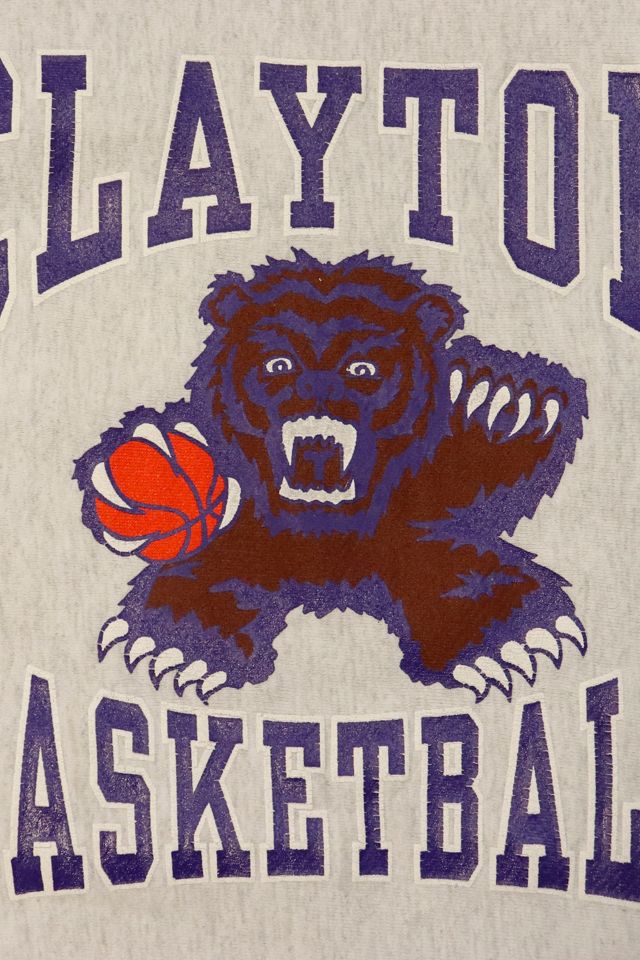 Vintage Lifewear Clayton Basketball Bear Graphic Sweatshirt #2