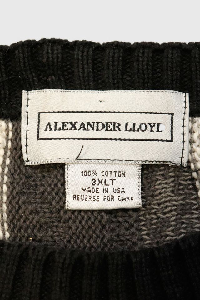 Vintage Alexander Lloyd knit sweater #1