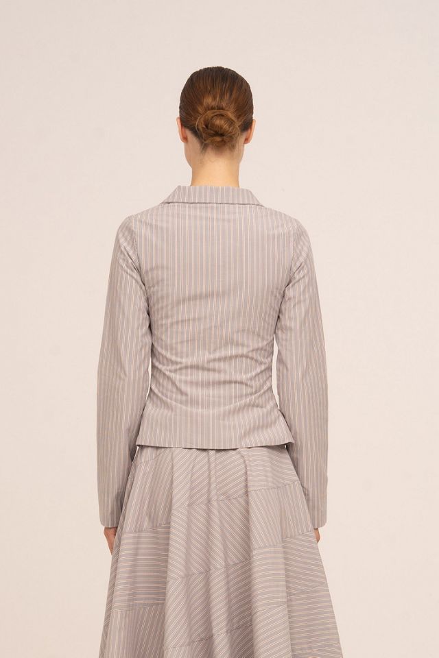 Carmen Says Midnight Striped Shirt #2