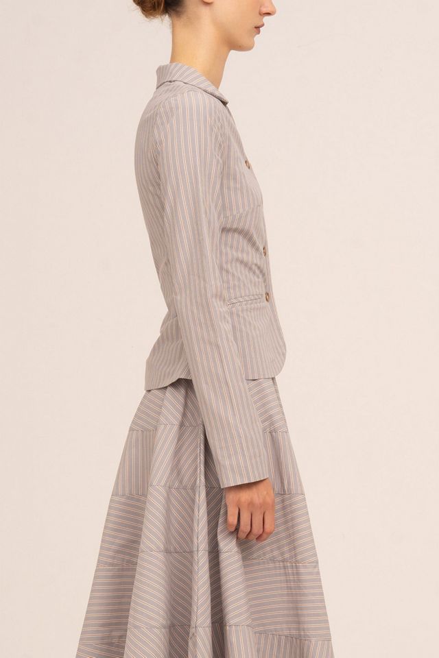 Carmen Says Midnight Striped Shirt #4