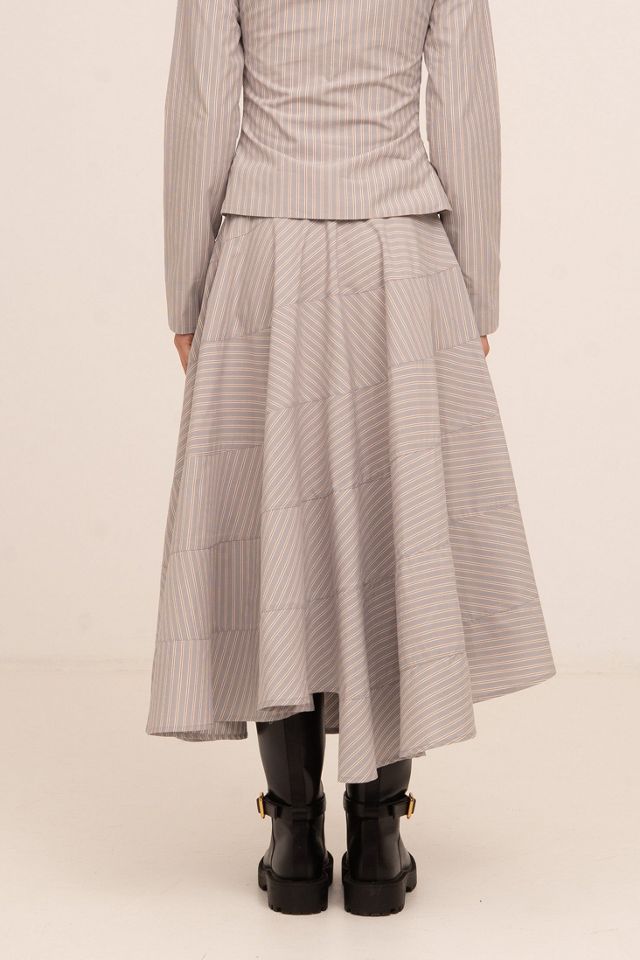 Carmen Says Midnight Striped Flared Skirt #3