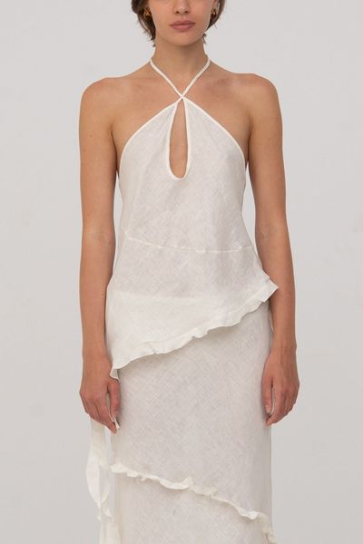 Carmen Says Linen Ecstasy Top