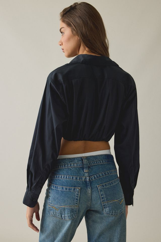 BDG In The Mix Cropped Button-Down Shirt #4