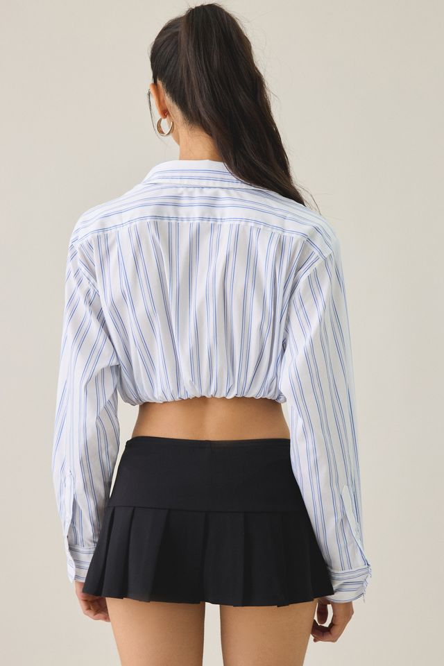 BDG In The Mix Cropped Button-Down Shirt #1
