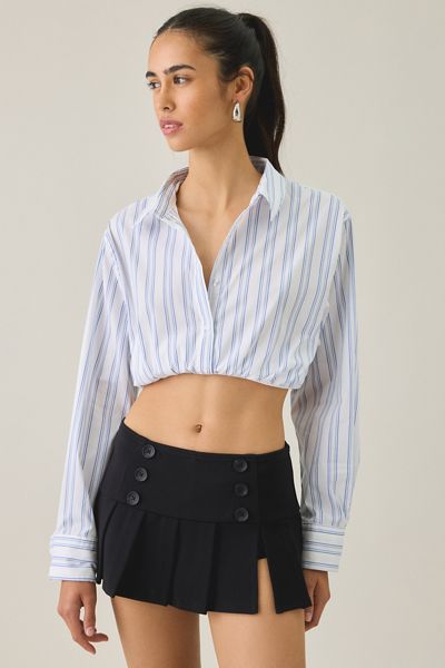 Chemise boutonnée courte In The Mix BDG