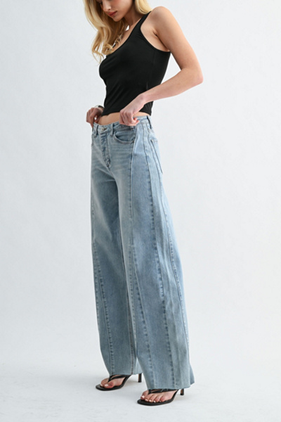 Jemina Denim The Mid Wide Jean