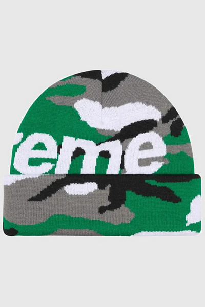Supreme Big Logo Beanie ヒース Supreme Big Logo Beanie | Urban Outfitters