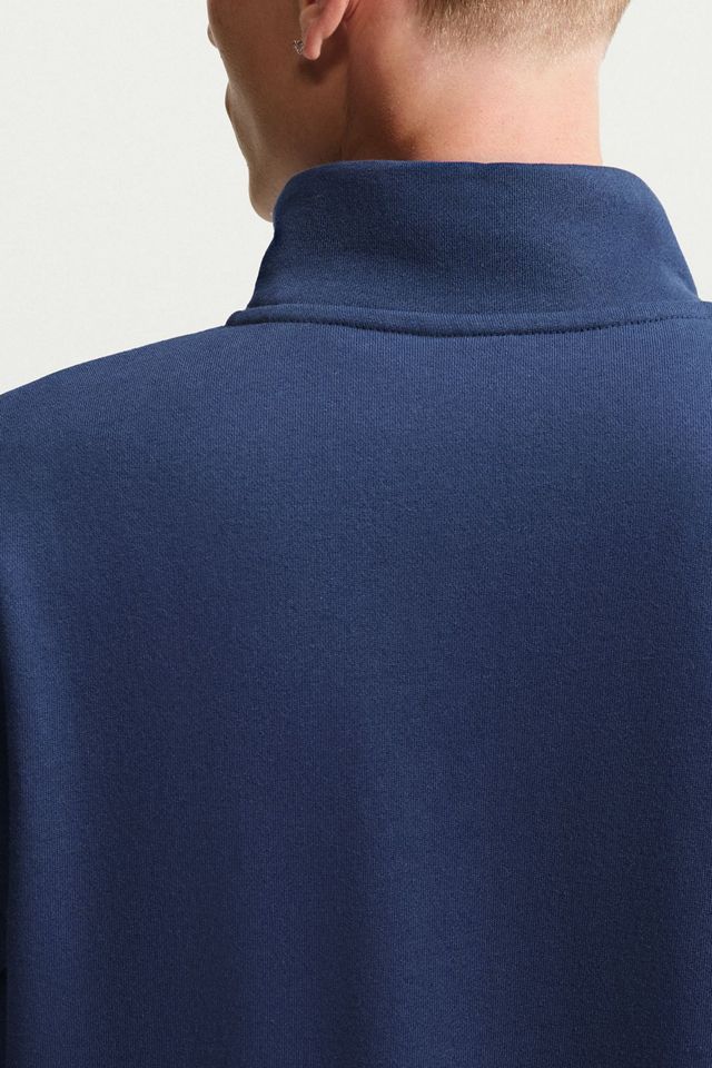 Nike Solo Swoosh Logo Quarter-Zip Sweatshirt #2