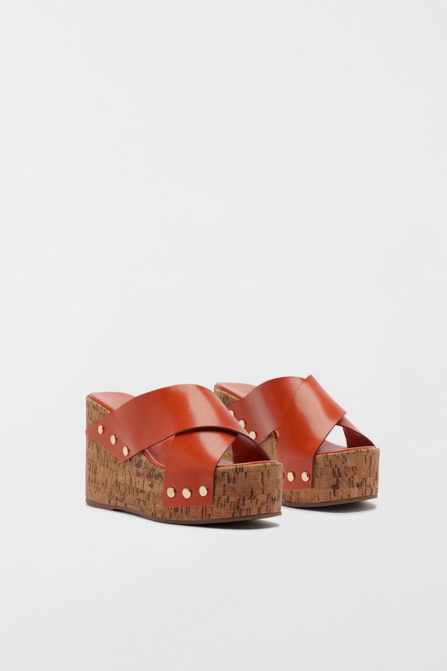 Schutz Serena Studded Wedge Heel #1